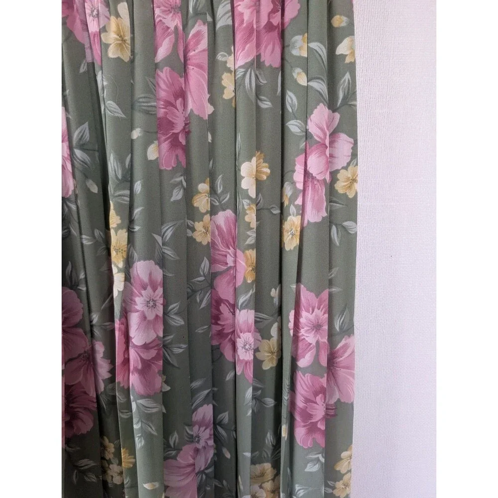 Vintage Alfred Dunner Skirt Set Floral 2pc Sz 14 Blouse  Grandmacore Sunday Best